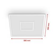 LED-panel Centreback CCT RGB 60x60cm hvid