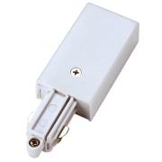 SLV-feeder til 1-fase skinne jord venstre hvid