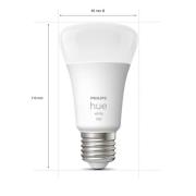 Philips Hue White 9,5 W E27, 3 stk., startsæt