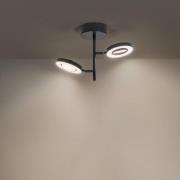 LEDVANCE LED-loftspot Saturn, 2-lys CCT, høj, sort