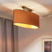 Envostar loftlampe Idun, brun 80 cm naturmateriale vegansk