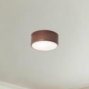 Loftlampe Cleo, Ø 20 cm, IP54, kobberfarvet, metal, E27