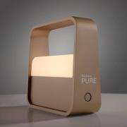 PURE LED-bordlampe Pure Go, bronze, aluminium