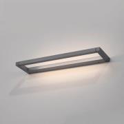 PURE LED-væglampe Puro grå bredde 50 cm aluminium dæmper