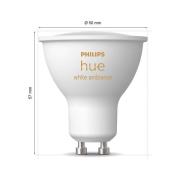 Philips Hue White Ambiance LED-reflektorpære GU10 4,2 W