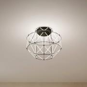 Euclide loftlampe, sort, metal, 35 cm bred