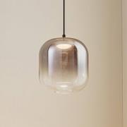 Lucande LED-pendel Avelina, Ø 14cm , 1-lys. sort