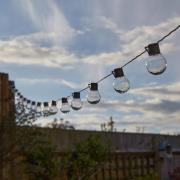GloBulb LED-solcellelyskæde, 40 pærer, IP44