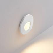 Molto Luce LED indbygningslampe Wall 68R Sina IP44 RD, hvid, CCT