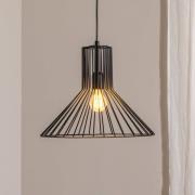 Hængelampe Fellini MR-757, sort, metal, Ø 38 cm