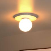 Tricia loftlampe, hvid, Ø 25 cm, glas, 1 lyskilde, E27