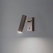 Axion væglampe, 1 lyskilde, titaniumfarvet, stål