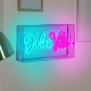 LED-væglampe Dolce Vita, klar, 30x15 cm, plast USB RGB