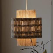 Ano hængelampe, Ø 45 cm, tekstil, beige/brun