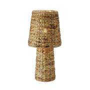 Bangli bordlampe, rattan, højde 59 cm, lysebrun, E27