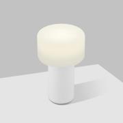 Tiny-B LED-bordlampe, hvid, højde 13 cm, IP54, USB