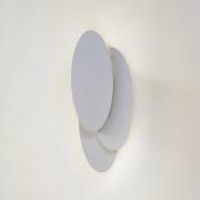 Lindby LED-væglampe Kolme, hvid, plast, 28 cm