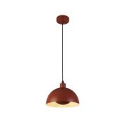 Hængelampe Mars, mørk orange, Ø 25 cm, stål