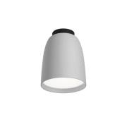 Bover udendørs loftlampe Nut, lysegrå, aluminium/stål