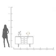 KARE Soft Shape dekorationsobjekt, bred form, hvid, støbt sten