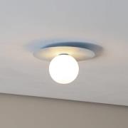 Loftlampe Pixie, lyseblå, glas, Ø 25 cm, kugle, G9