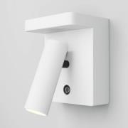 Maytoni LED-væglampe Aron, hvid, dæmpbar, drejelig