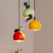 Hængelampe Apple mix, farverig, metal, Ø 42 cm, 3 lyskilder, E27