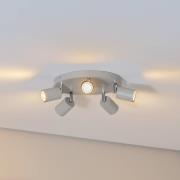 Loftspot Fun, grå, Ø 30 cm, justerbar, GU10