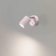 Vægspot Fun, grå, 14 cm høj, justerbar, GU10