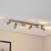 Loftspot Link, beige, længde 90 cm, 6 lyskilder, 100 W, 1200 lm, 12 V,...
