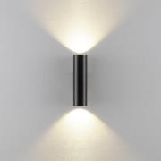 CAN væglampe, sort, 2 lyskilder, højde 22 cm, metal, GU10