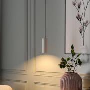 Hængelampe CAN, hvid, højde 15 cm, Ø 6 cm, metal, GU10