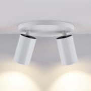 CAN TILT loftspot, hvid, Ø 20 cm, 2 lyskilder, metal, GU10