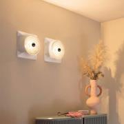 Stilnovo Goletta loftlampe, blank rød/aluminiumsfarvet