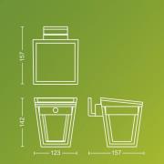 Philips udendørs LED-væglampe Nissa UE, plast, IP44