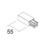Ivela indgang venstre SQUARE 48 V, hvid, plast