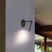 Oluce LED-væglampe Calamaio, sort, metal, justerbar