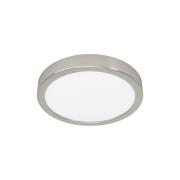 EGLO connect Smart-LED-påbygningslampe Fueva 6-Z, grå, Ø 21 cm