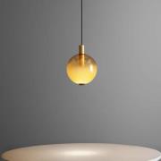 OLEV LED-hængelampe BEAM STICK NUANCE, rav, Ø 20 cm, 927