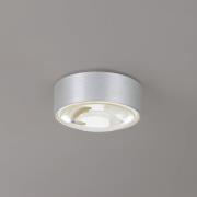 Lindby LED-downlight Siaka, grå, metal, Ø 5 cm, IP65