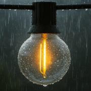 Calex Solar-LED-lyskæde Vista, længde 10 meter, IP44