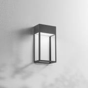 Udendørs LED-væglampe Edo, mørkegrå, metal, 30 cm, IP65