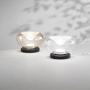 LED-bordlampe Brena, klar, glas, CCT, dæmpbar