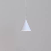 Hængelampe ZENITH, hvid, Ø 11 cm, metal, GU10