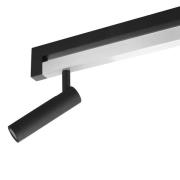 LED-loftspot Pulse, sort, 100 cm, metal