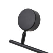 Lindby-spotlight Jyla, sort, linse, 4.200 K, 6-lys, GX53