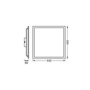 OSRAM SMART+ WiFi LED-panel PLANON MAGIC, hvid 45 cm RGB CCT