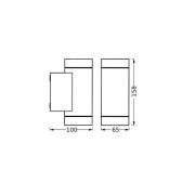 OSRAM udendørs væglampe ENDURA CLASSIC ITYS, mørkegrå IP65