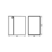 OSRAM udendørs væglampe ENDURA CLASSIC CUBE sort metal IP44