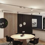 Paulmann URail-pendel Alejandro krom 4.000 K 3-trins dæmpbar